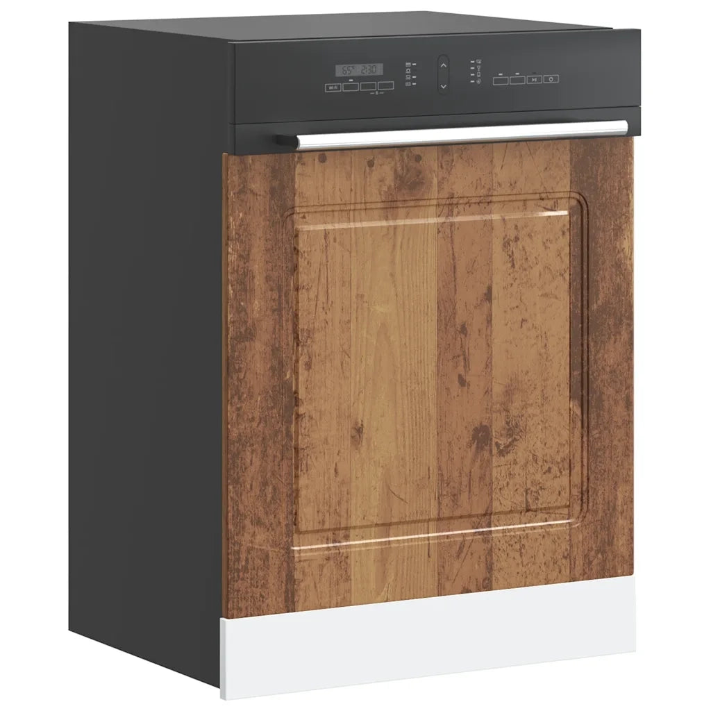 Pannello Lavastoviglie Kalmar Legno Antico 60x1,5x67 cm