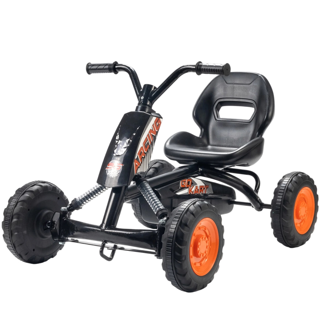 Karting per Bambini ¨C Minimal ¨C Nero 84x54x56 cm