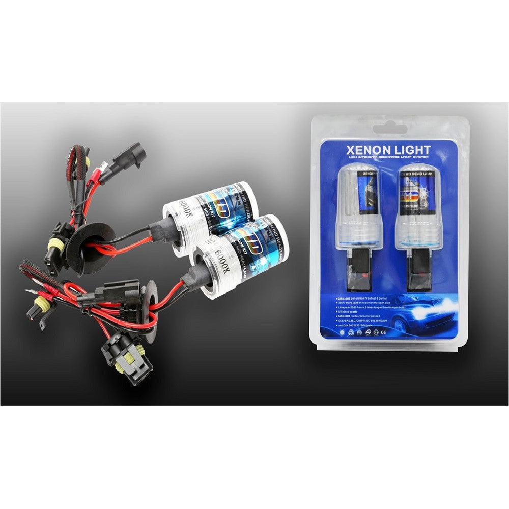 Trade Shop - Coppia Lampada H7 55w Ricambio Kit Xenon 6000k Luce Light Maxtech Xenon-55w-h7 -