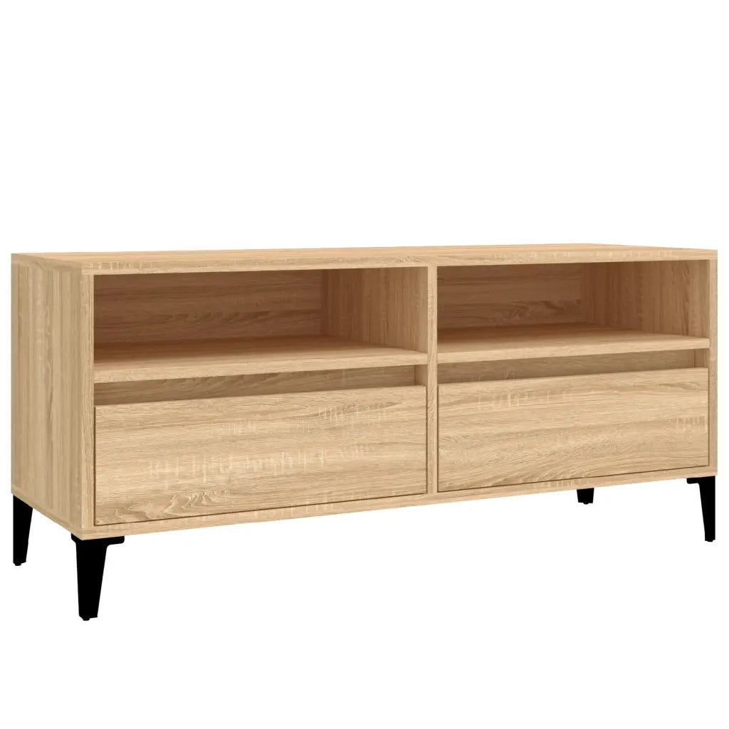 Mobile TV | Armadietto TV | Mobile Porta TV Rovere Sonoma 100x34,5x44,5 cm in Legno Multistrato