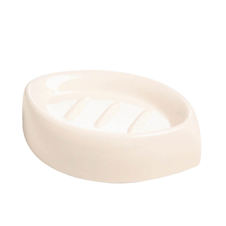 PORTASAPONE CLEO CERAMICA BIANCA