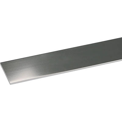 PROFILO PIATTO ARCANSAS - ALLUM ARGENTO LUX S.MM 2,0 MM 20 H.CM 100- 5 pezzi