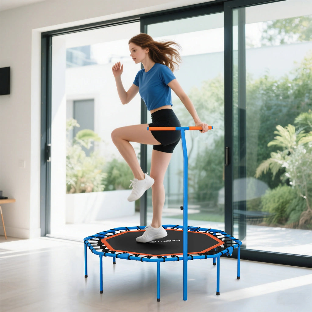 Trampolino Fitness ¨C Minimal ¨C Blu, Acciaio