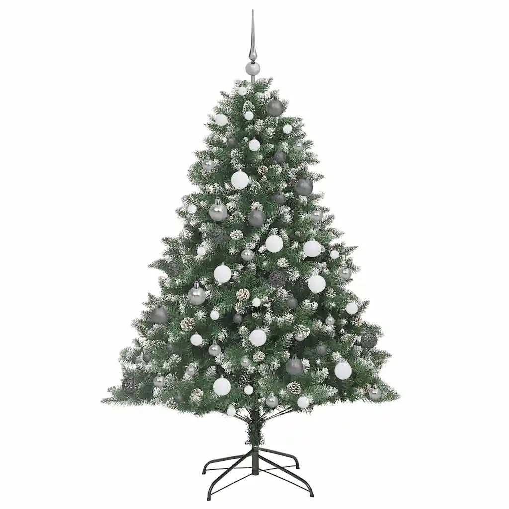 Albero di Natale artificiale con 300 LED Verde 180 cm 3395232