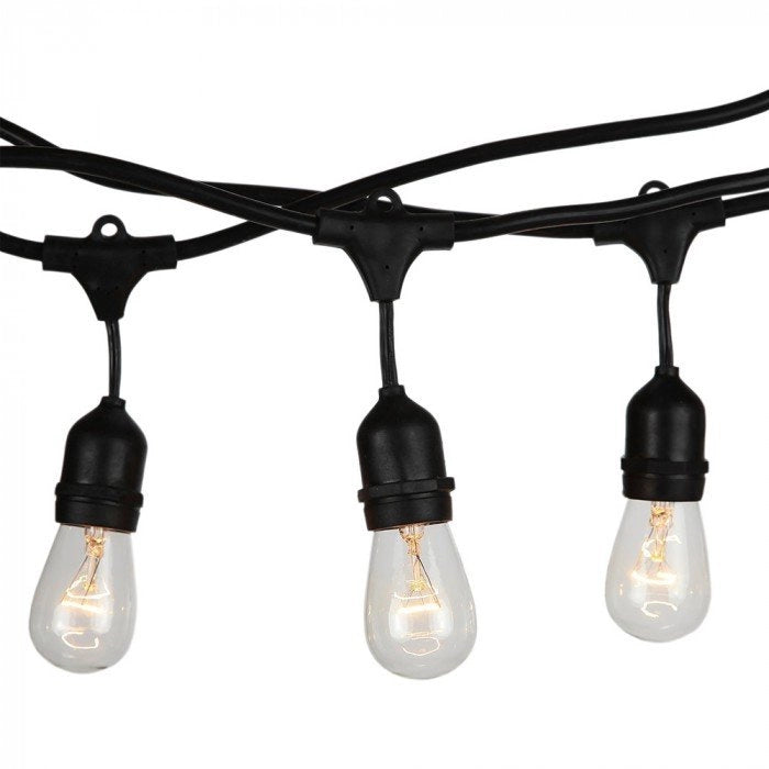 Catenaria 15mt Raccordabile con 15 Attacchi E27 IP65 SKU 3673