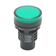 Indicatore di segnale LED verde 220V AC 30mm Breckner Germany