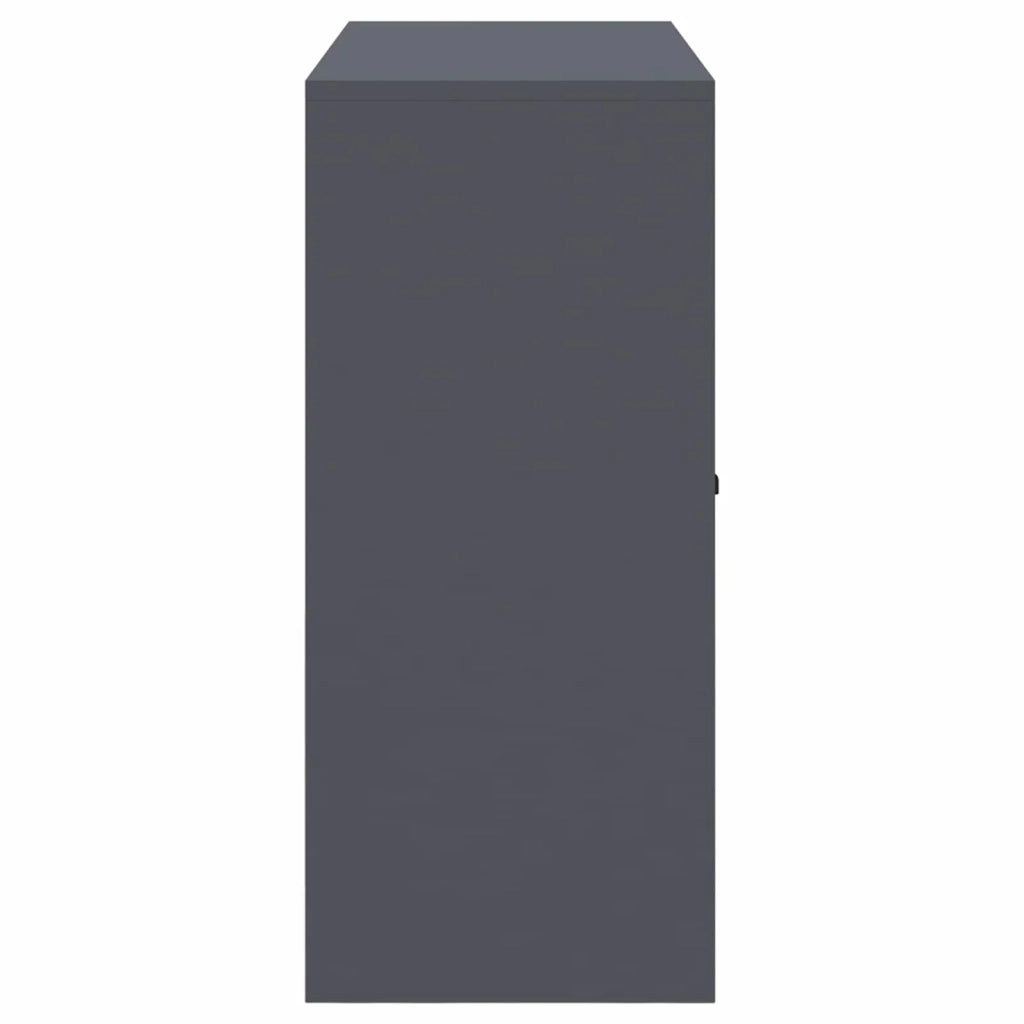 Armadio Antracite 90 x 40 x 90 cm Acciaio