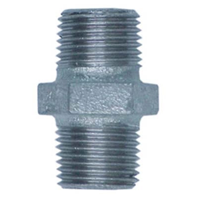 NIPPLO GHISA ZINCATA 280 GEBO - 3/8M- 10 pezzi