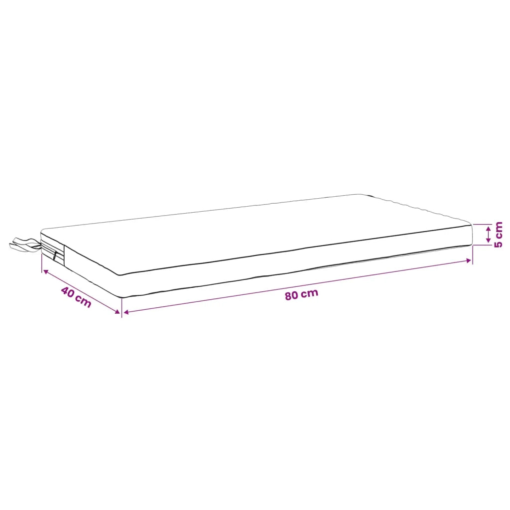 Cuscini per Panchina a 2 Pezzi SOEST 2 pz 100% Poliestere 948721