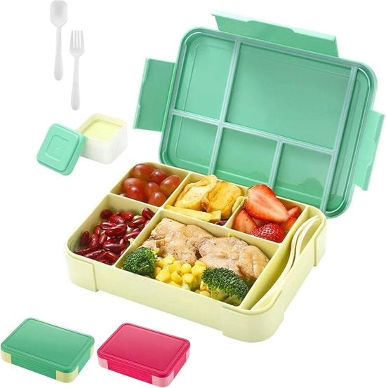 Lunchbox per bambini con contenitori inox, impermeabile, 1330 ml, senza leva 

Nota: 1 330 ml
