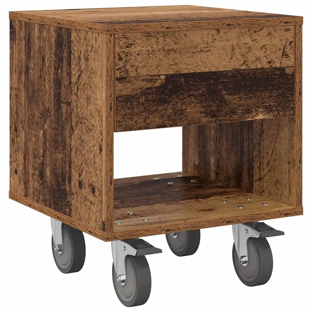 Comodino 2 pcs Legno vecchio 40,5 x 40 x 48 cm 891069