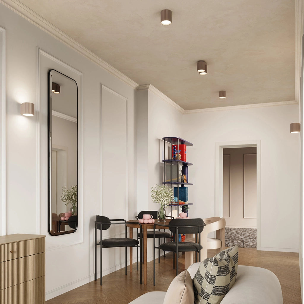 Lampada da soffitto AURA 2 taupe GU10