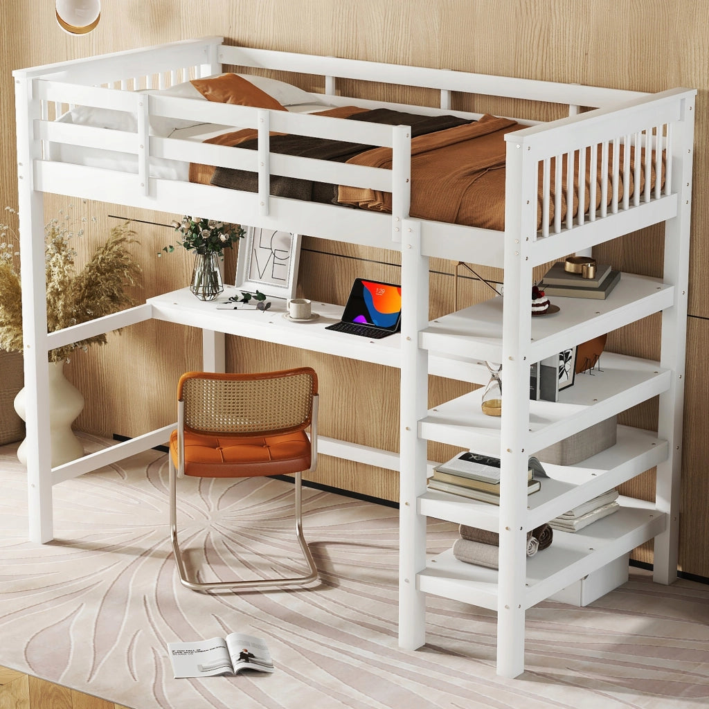 Letto a castello 90x200 bianco - Xylo