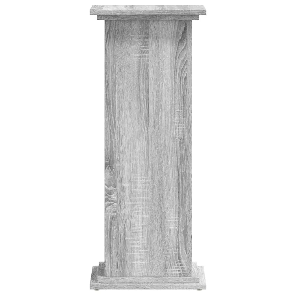 Supporto per piante | Sostegno per piante Grigio Sonoma 33x33x80 cm Legno Multistrato