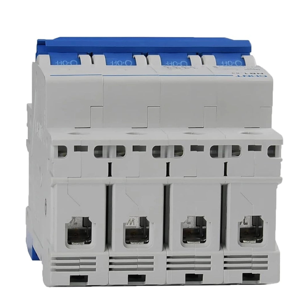 Interruttore magnetotermico 4p 6ka curva c chint serie nb1-63 da quadro din *** ampere 25 ampere, confezione 1