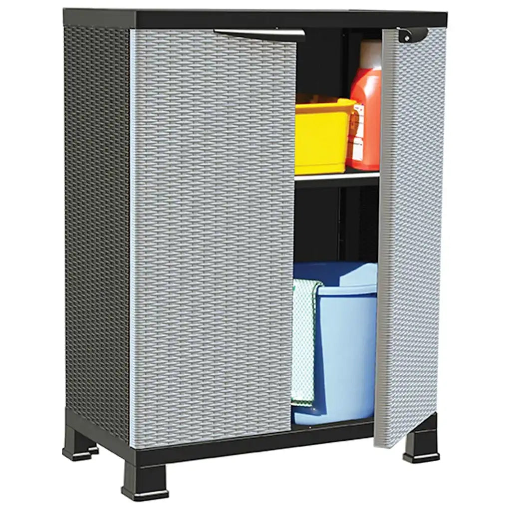 Armadietto in Plastica 68x39x92 cm Design Rattancod mxl 103781