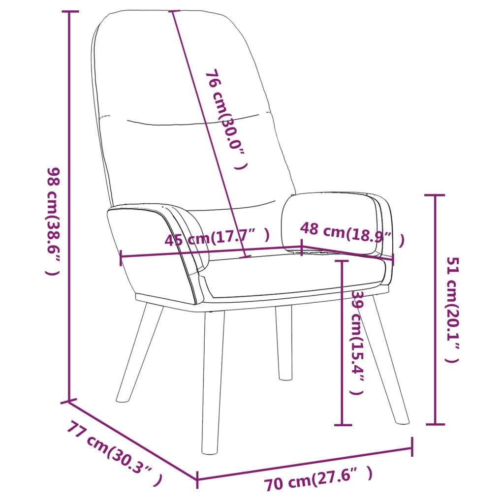 Poltrona Relax Grigio Chiaro in Tessuto 340990