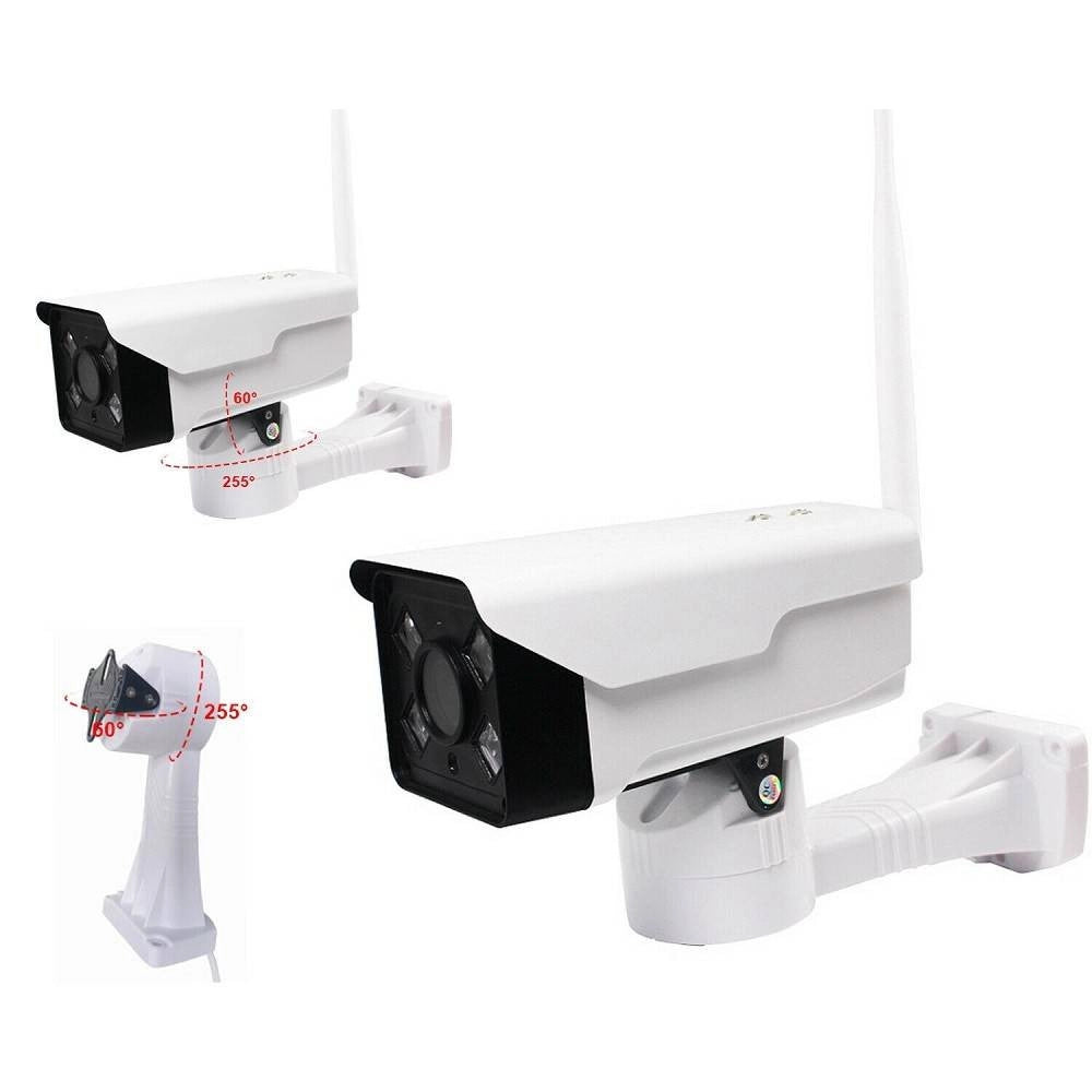Trade Shop - Telecamera Esterna Ip Camera Hd 1080p Wireless Led Ir Lan Micro Sd Robotizzata -