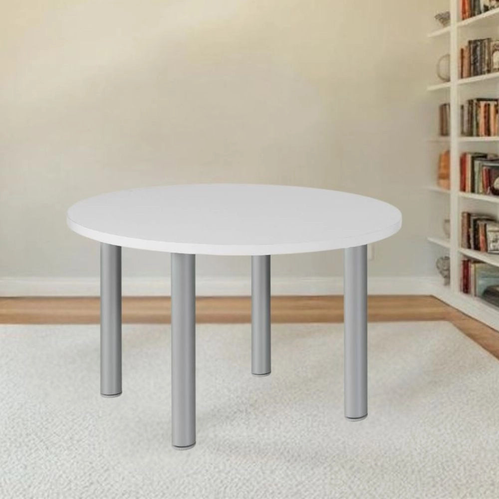 Tavolo rotondo bianco Manila 90x90x76H – Semplicità e funzionalità