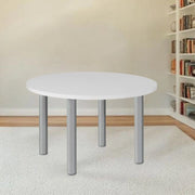 Tavolo rotondo bianco Manila 90x90x76H – Semplicità e funzionalità