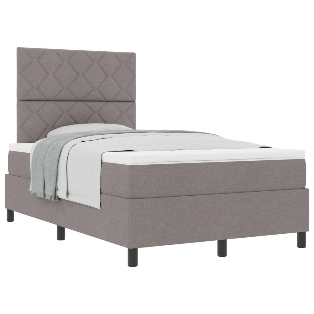 Letto a molle con materasso Talpa 120 x 190 cm Tessuto 3339452
