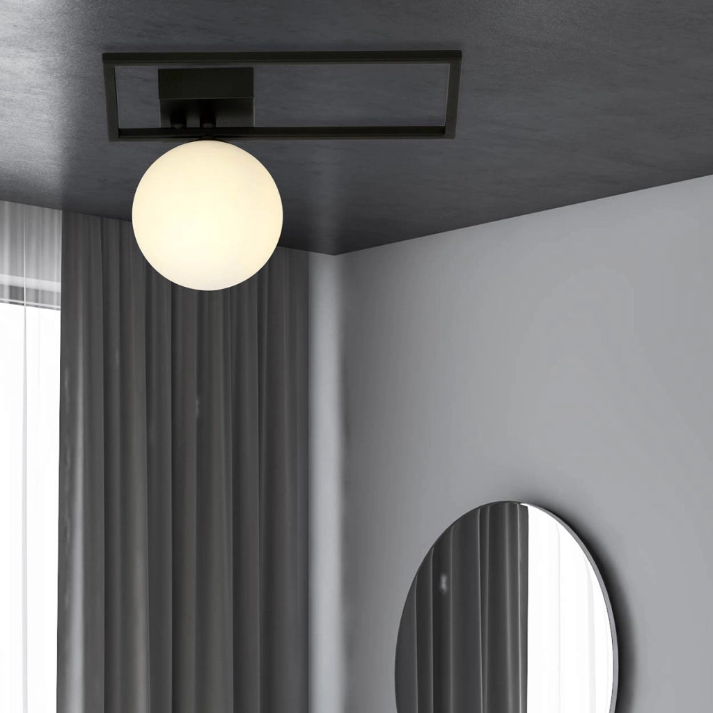 Plafoniera Emibig Imago 1xE14 dimmerabile nero/opal
