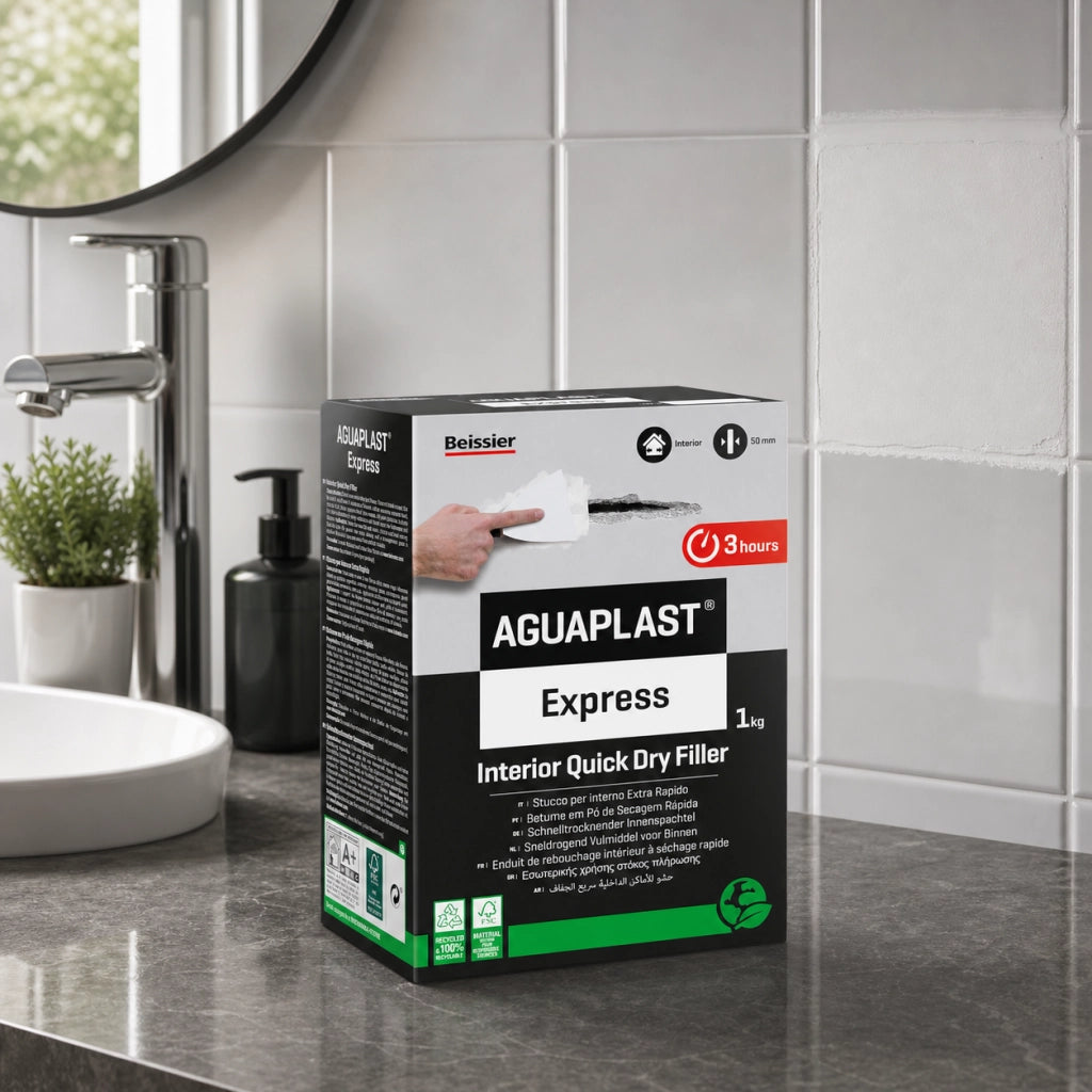 Aguaplast express stucco in polvere extra rapido per ambienti umidi 1 kg
