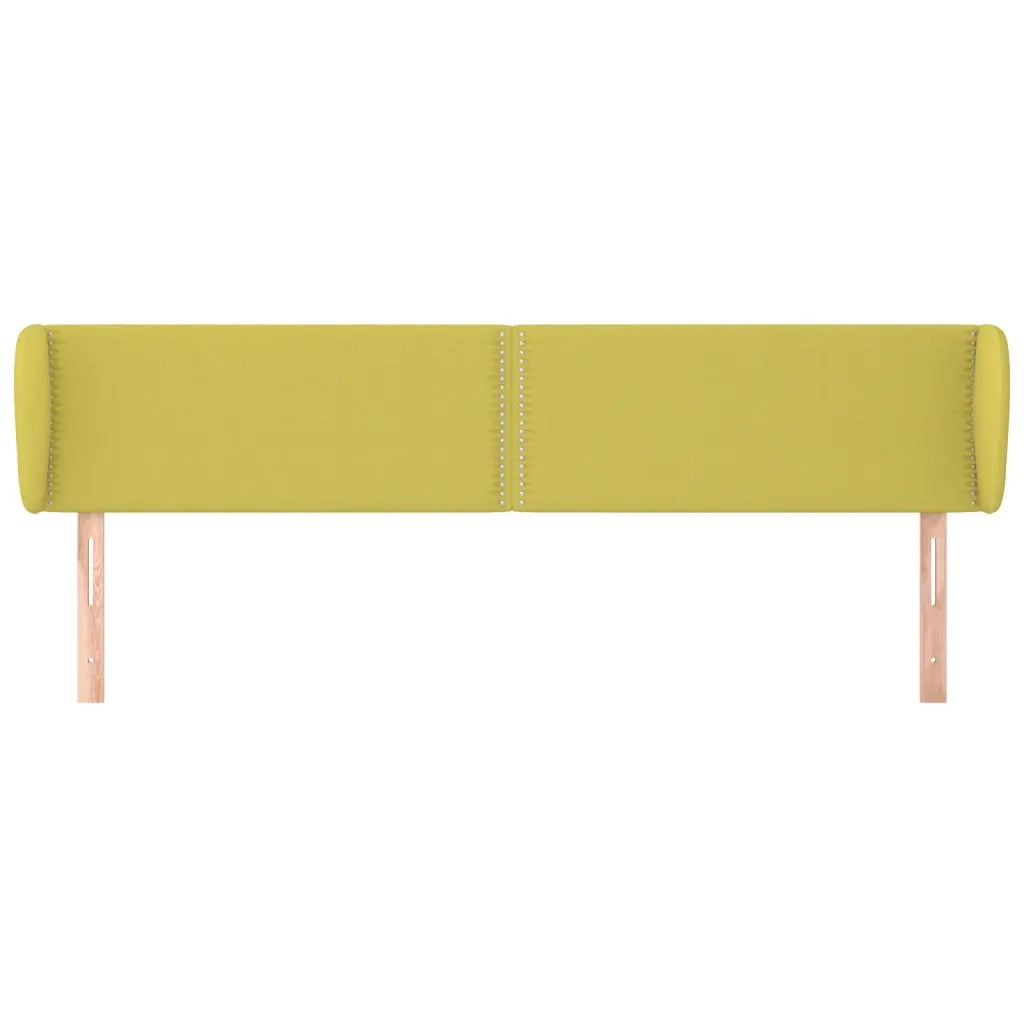 Testiera ad Orecchio Verde 183x23x78/88 cm in Tessuto