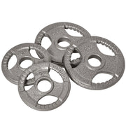 Dischi Pesi 2,5/2,5/5/5 kg ¨C Minimal ¨C Acciaio, Set di 4