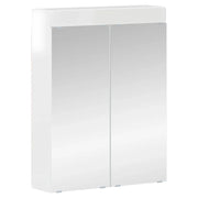 Mobiletto per specchio da Bagno | Armadio da bagno con porta TULUM Bianco Lucido