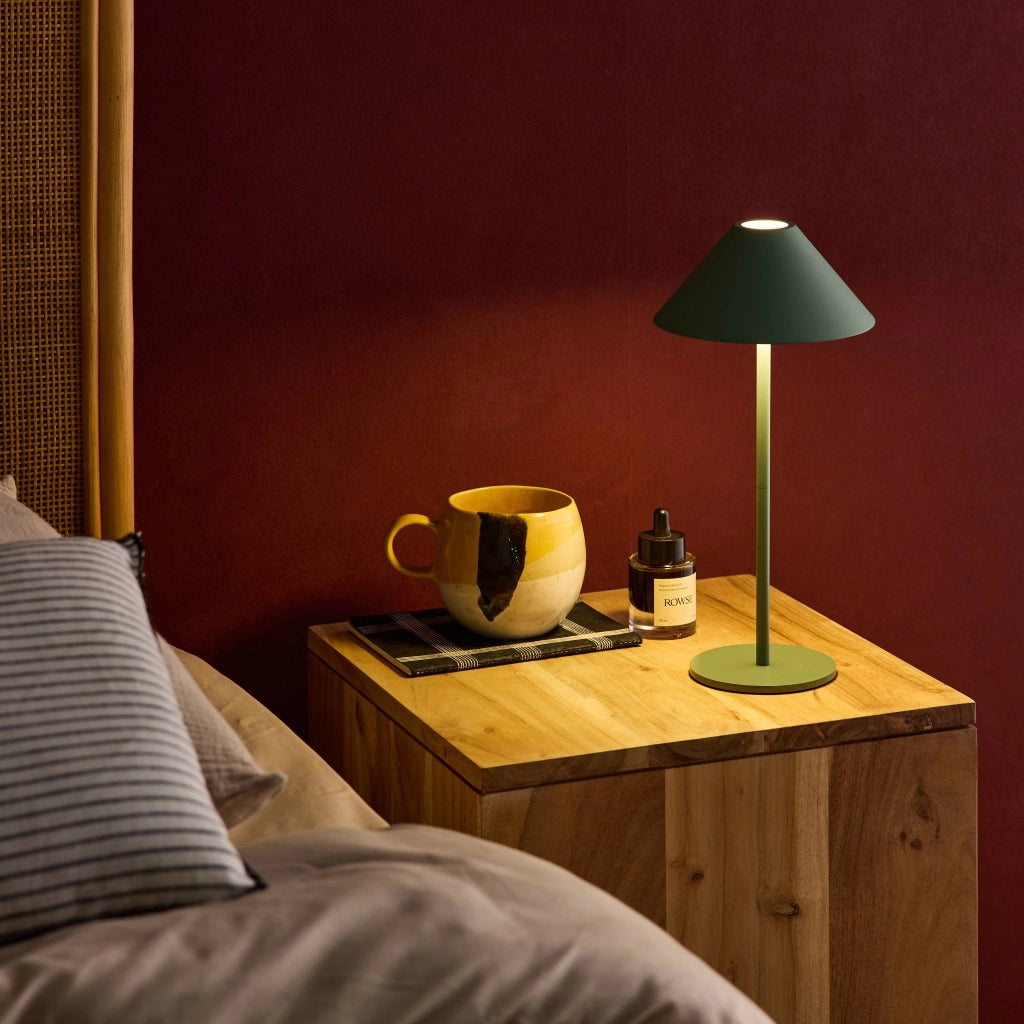 Lampada da tavolo led senza fili, 135cm, verde celadon
