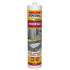 SILICONE UNIVERSALE SOUDAL 280 ml - Trasparente - SOUDAL
