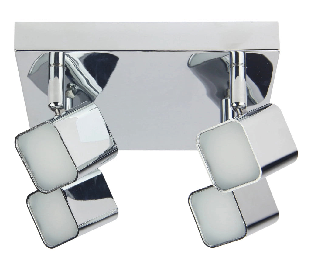 Plafoniera LED Candellux Forma 4 luci cromo 20 cm 3000K