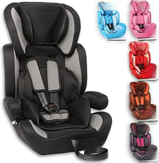 Sedia Auto per Bambini - Sedia Elevabile per Bambini - Nero/Grigio