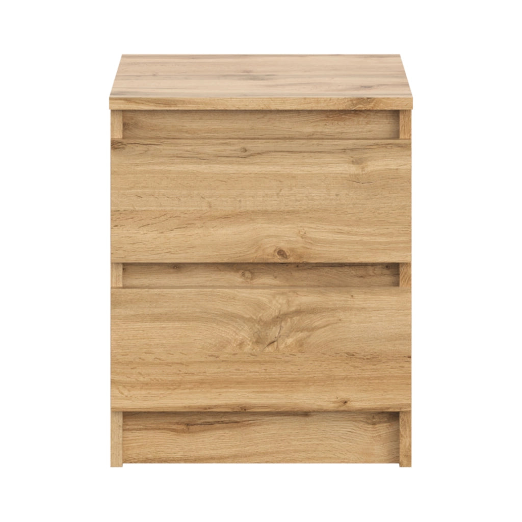 Commode SOLA - Rovere Wotan - 2 Cassetti - Larghezza 40 cm, Altezza 50 cm, Profondit? 43 cm