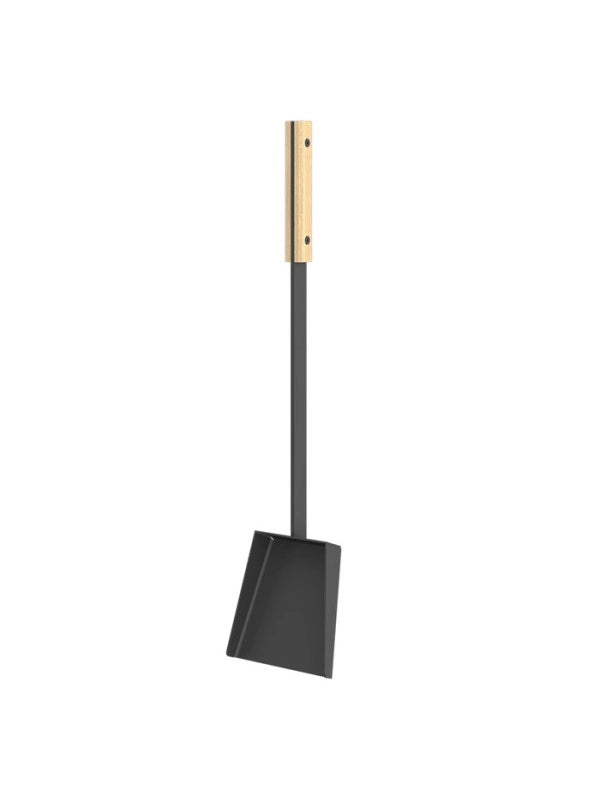 Set attrezzi per camino 3 pezzi in acciaio e legno - Set 4 L