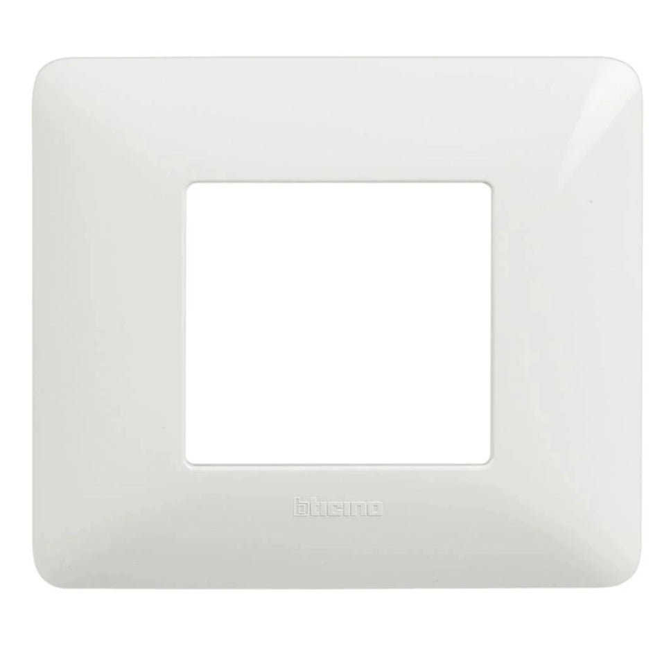 Placca Matix 2 moduli colore bianco