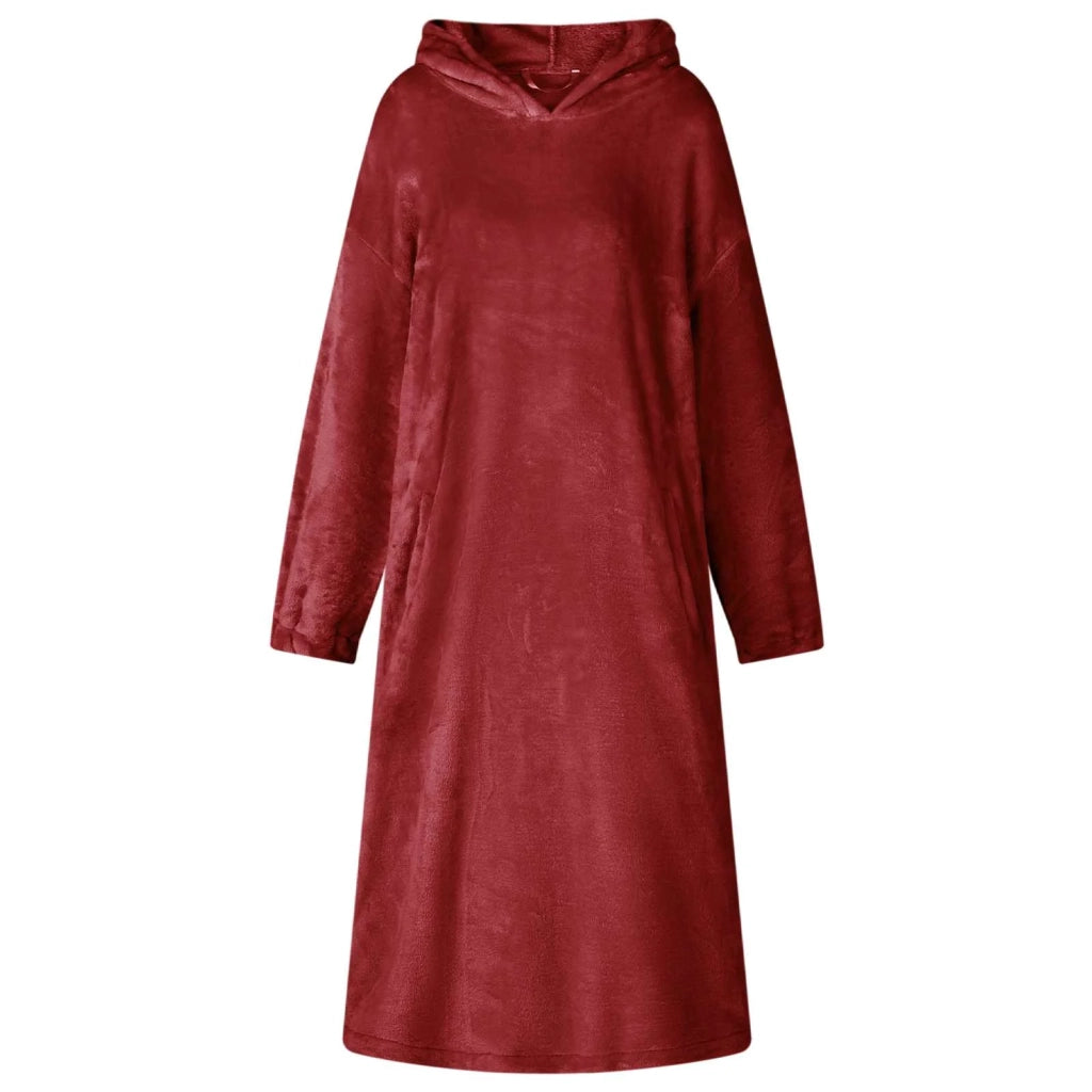 Felpa coperta Rosso Bordeaux m Flanella CFW1846804