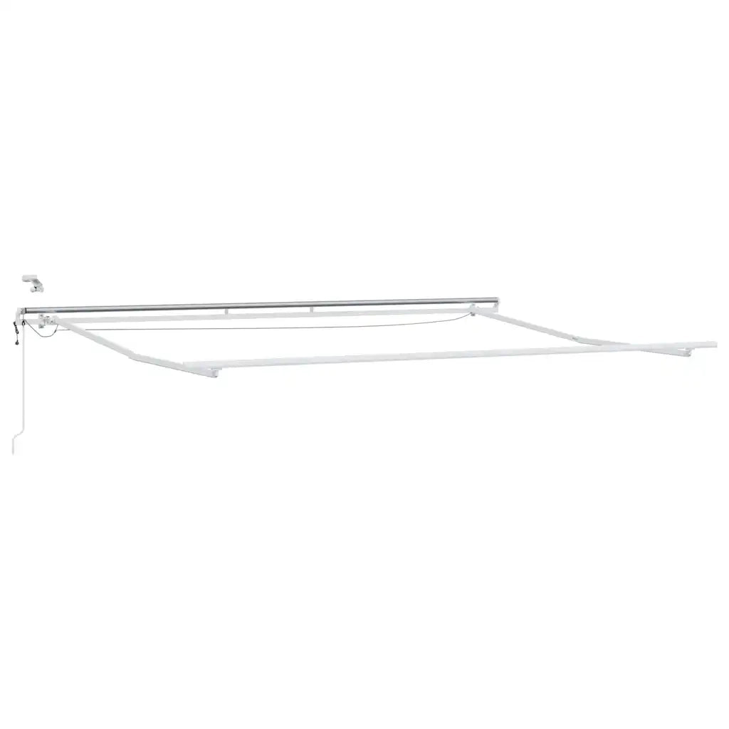 Tenda Retrattile Rosso e Bianco 450 × 300 cm 3330916