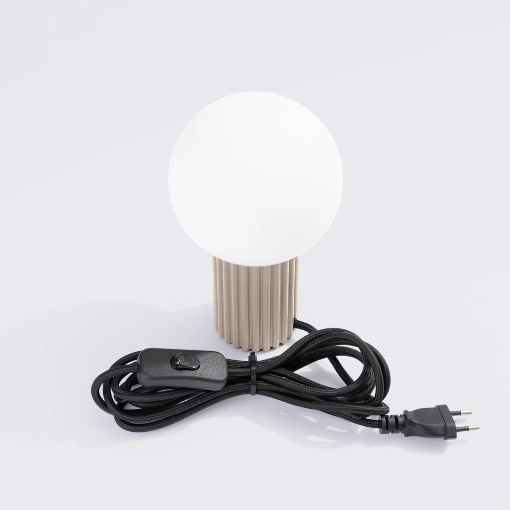 Lampada da tavolo HALO taupe