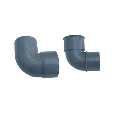 CURVA 87  °30' MF PVC GRIGIO- Diam. 100- senza- pezzi 1
