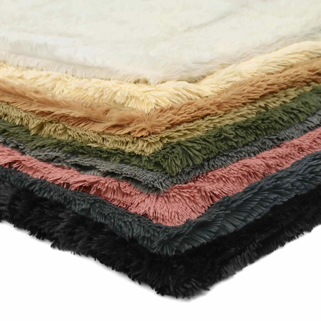 Cuscino con cuscino HEERLEN 6 pz Verde chiaro Fleece PV 929876