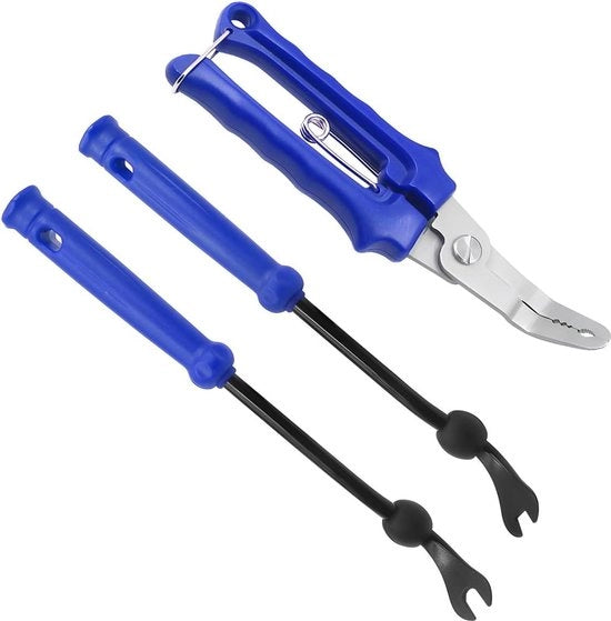 Clip rimuovi per disassemblaggio maniglia - 3 pezzi - attrezzo per rimuovere clip - disassemblaggio e riparazione Veicolo.