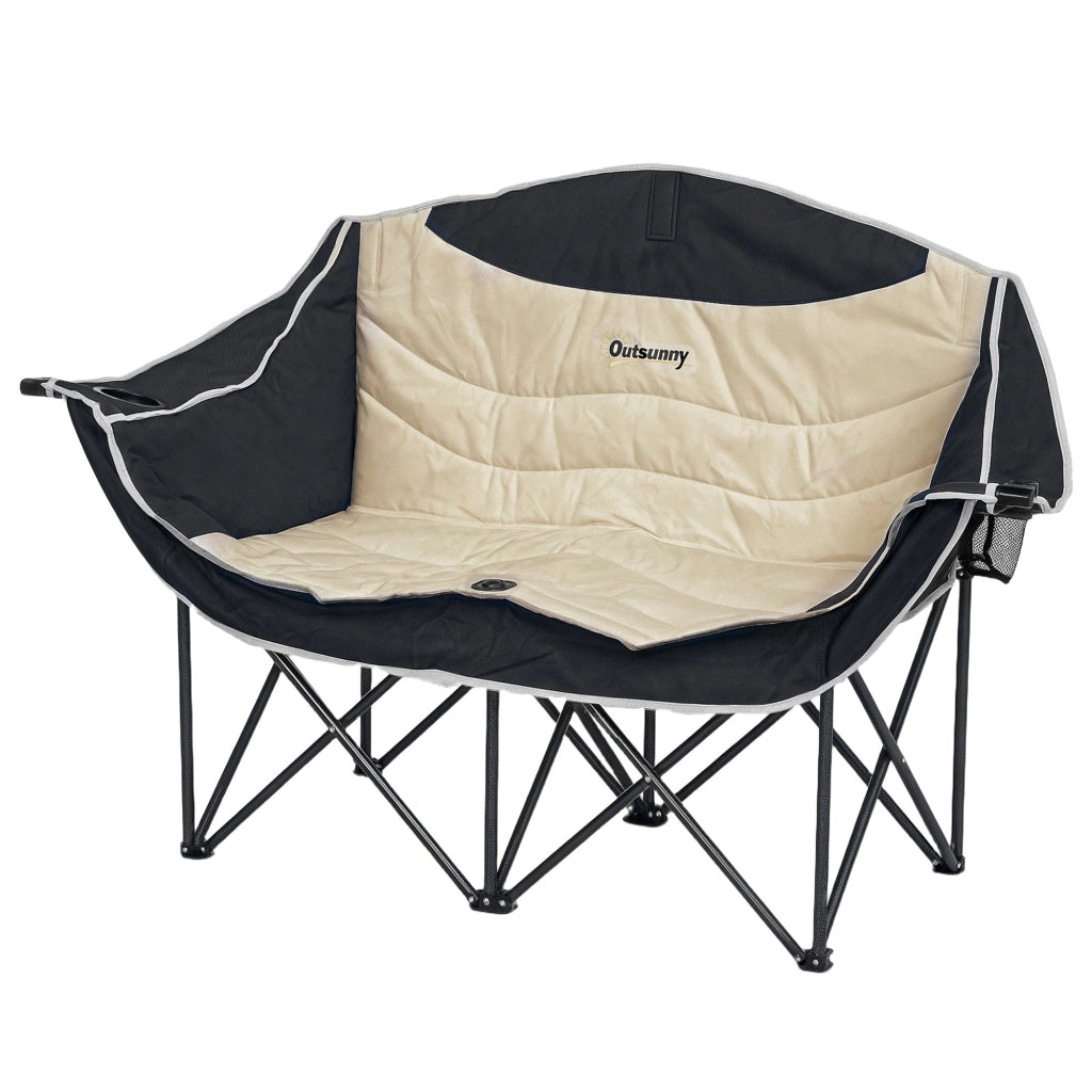 Sedia da camping pieghevole 2 posti ¨C Minimal ¨C Khaki 250kg