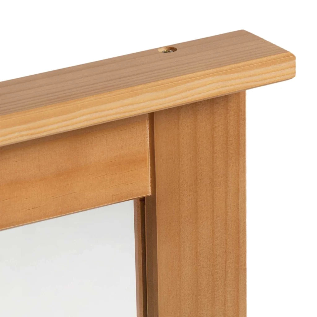 Specchio Rettangolare VIGO Marrone miele 55,5 x 5 x 70 cm