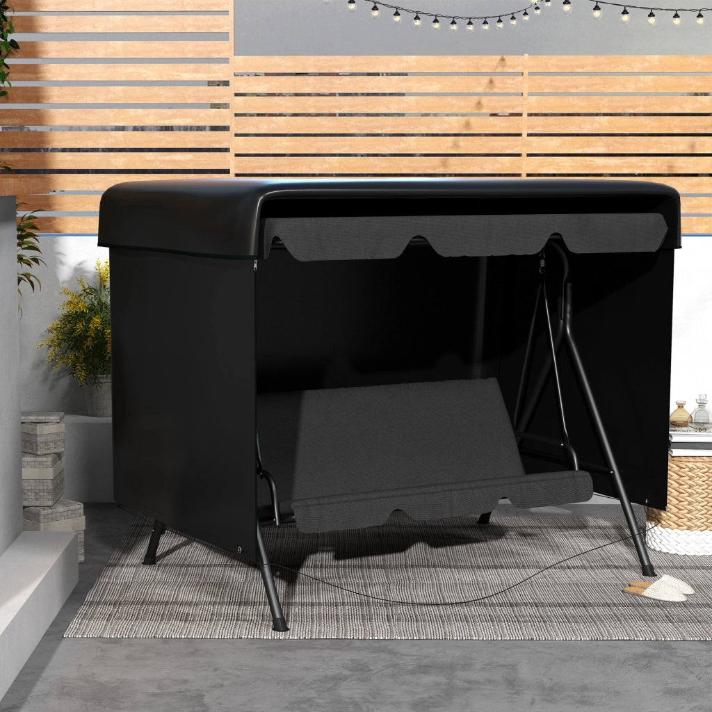 Copertura per Mobili da Giardino ¨C zephmum ¨C Nero 215x155x150 cm