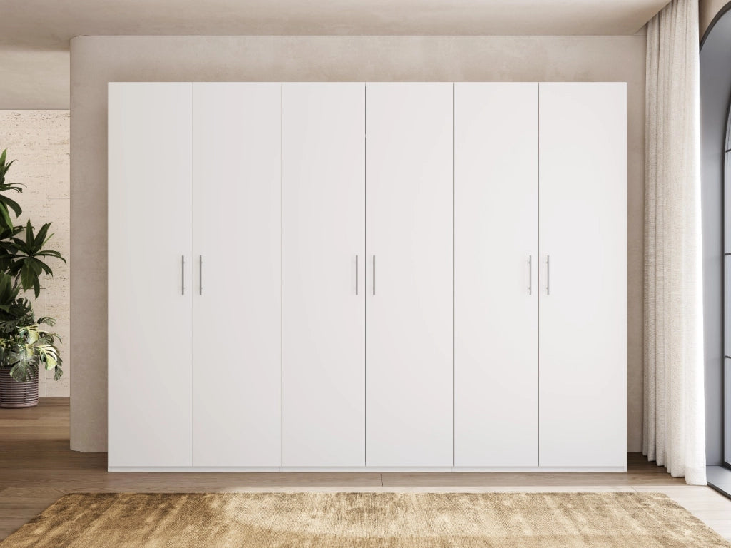 ARMADIO 6 ANTE BATTENTI SWIFT BIANCO H.202 AR6