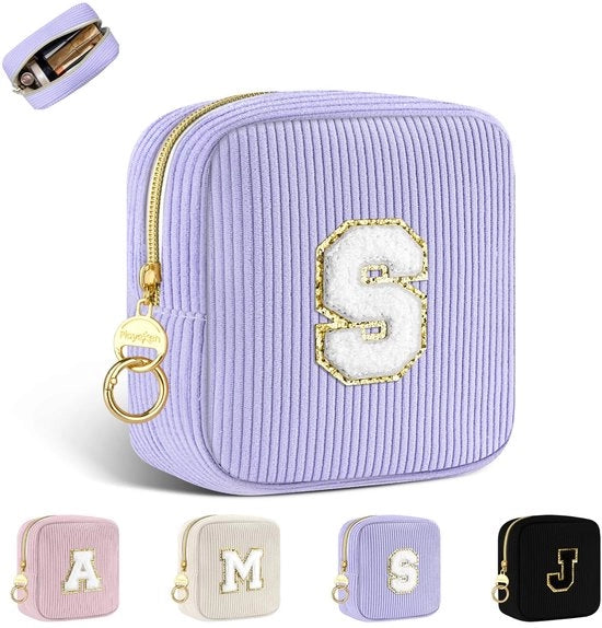 Mini Tasche per Cosmetici Personalizzata con Iniziali