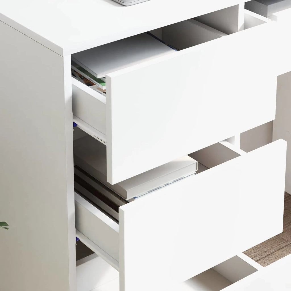 Scrivania Bianco 90 x 37.5 x 75 cm Legno multistrato 869490