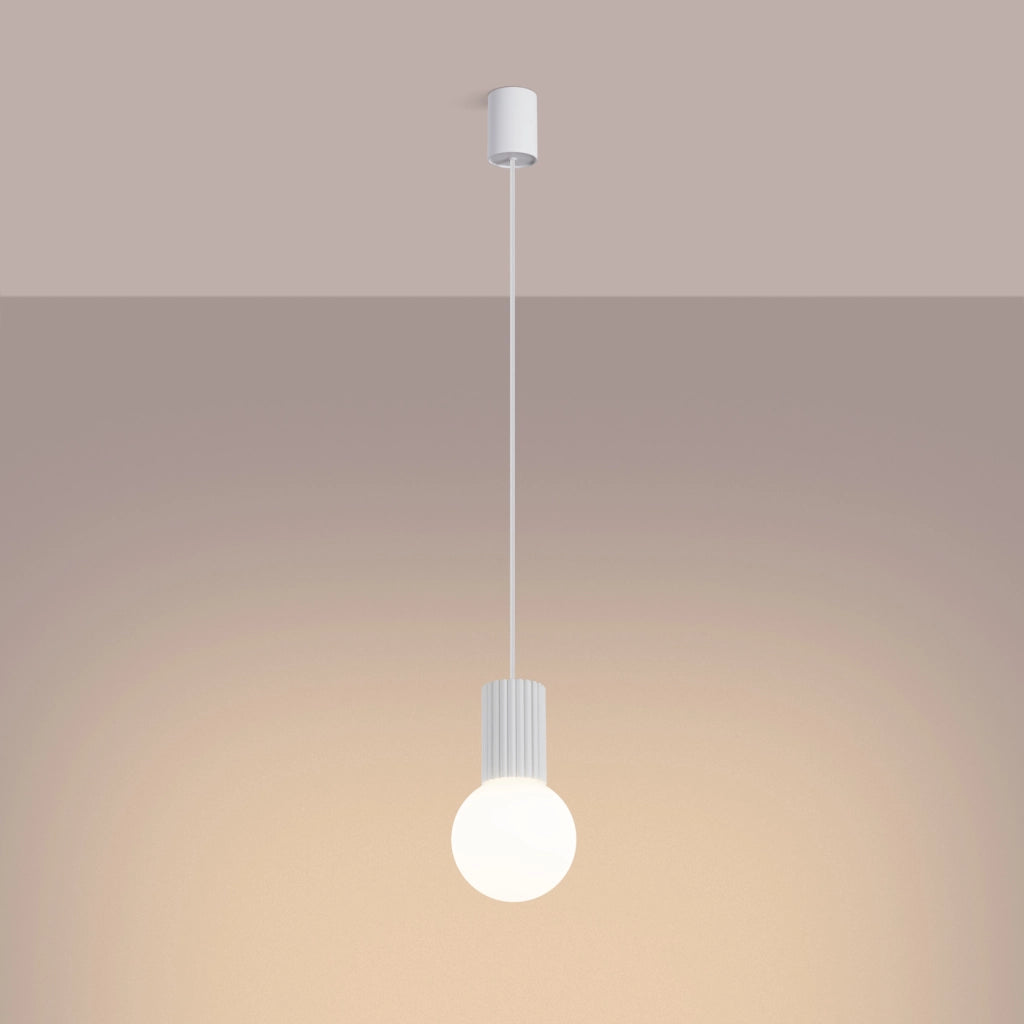 Lampada a sospensione HALO 1 bianco